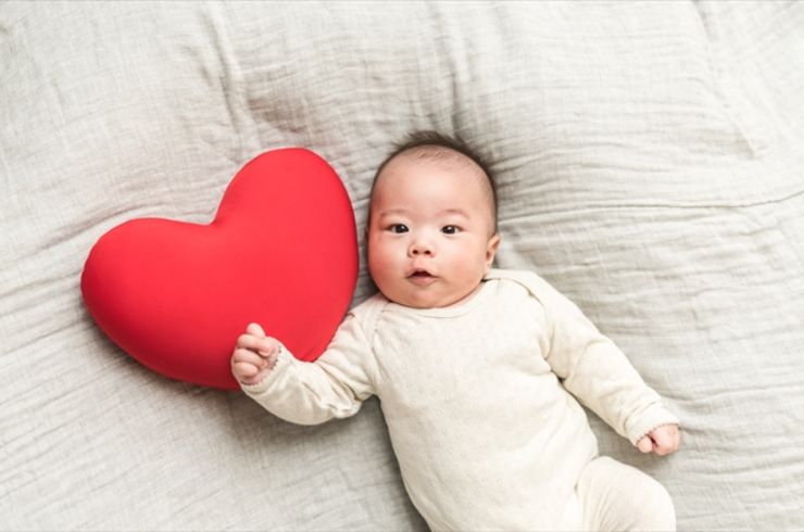 ハート赤ちゃん